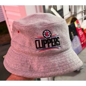 MITCHELL & NESS Los Angeles Clippers NBA Gray Bucket Hat